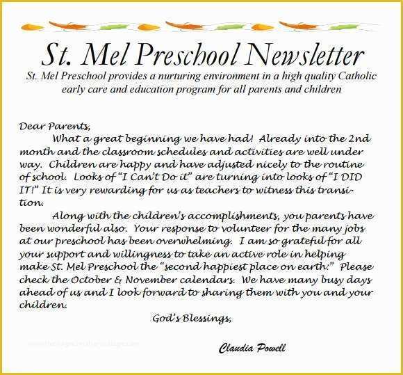 Childcare Newsletter Templates Free Of Childcare Newsletter Templates Free Unique Pediatrician