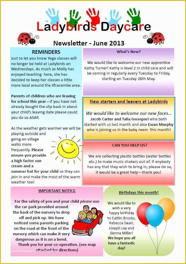 Childcare Newsletter Templates Free Of Childcare Newsletter Templates Free Unique Pediatrician