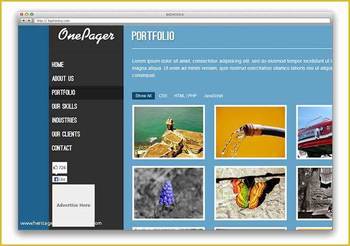 Children&amp;#039;s Portfolio Template Free Of 25 Free HTML Portfolio Website Templates