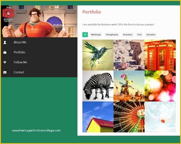 Children&amp;#039;s Portfolio Template Free Of 50 Best Free Responsive Templates