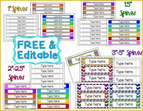 Children's Portfolio Template Free Of Printable Template for Binder Spine Printable 360 Degree