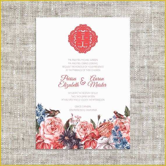 Chinese Wedding Invitation Template Free Download Of Diy Printable Editable Chinese Wedding Invitation Card