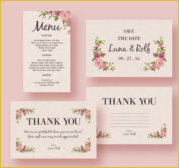 Chinese Wedding Invitation Template Free Download Of Wedding Menu Template