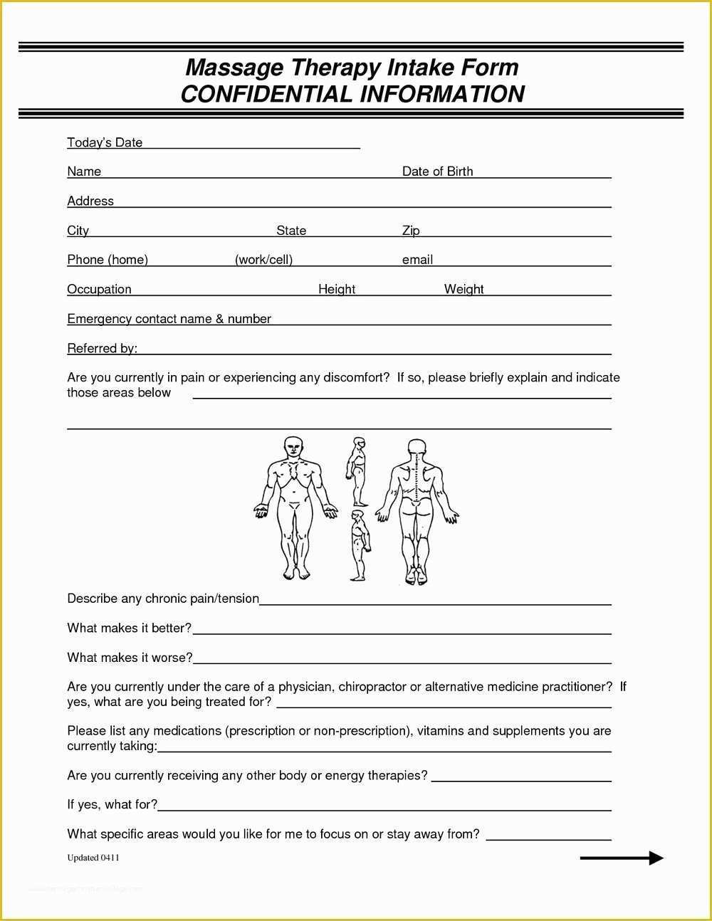 Chiropractic soap Notes Template Free Of Chiropractic Intake forms Doc forms 3330