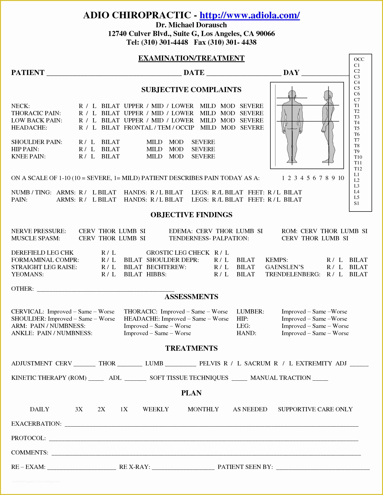 Chiropractic soap Notes Template Free Of Chiropractic soap Notes Chiropracitic