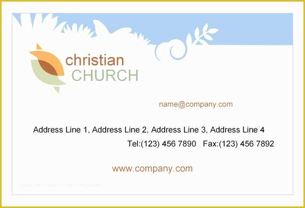 Christian Business Cards Templates Free Of Christian Business Cards Fragmatfo