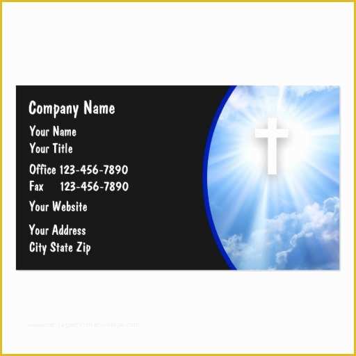 Christian Business Cards Templates Free Of Christian Business Cards