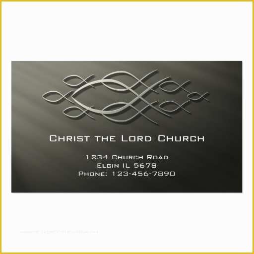 Christian Business Cards Templates Free Of Christian Profile Card Double Sided Standard Business