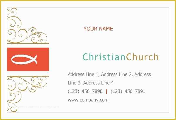 Christian Business Cards Templates Free Of Free Printable Religious Business Card Templates Christian
