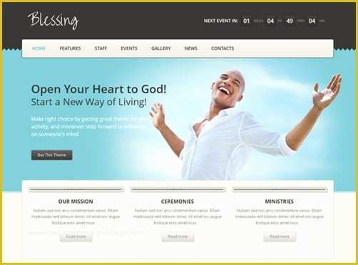 Christian Church Website Templates Free Download Of 10 Best Wordpress Church themes Justwp
