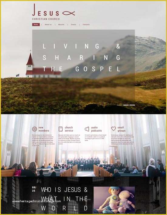 Christian Church Website Templates Free Download Of 35 Best Church Website Templates Free & Premium