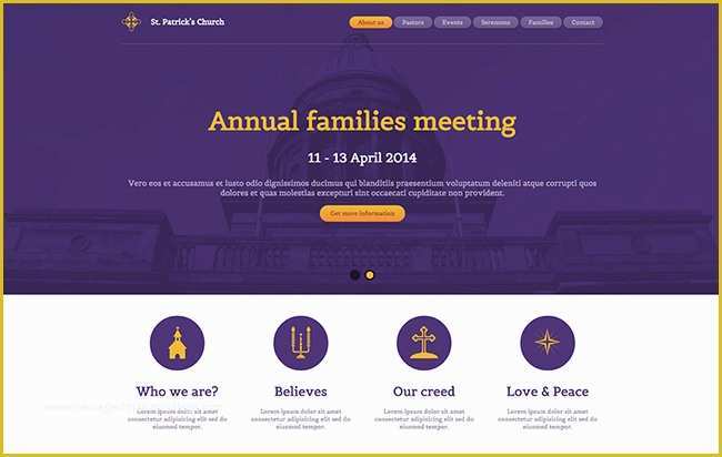 Christian Church Website Templates Free Download Of 40 Beautiful Church Website Designs