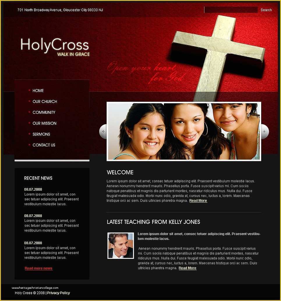 Christian Church Website Templates Free Download Of Christian Website Template Web Design Templates Website