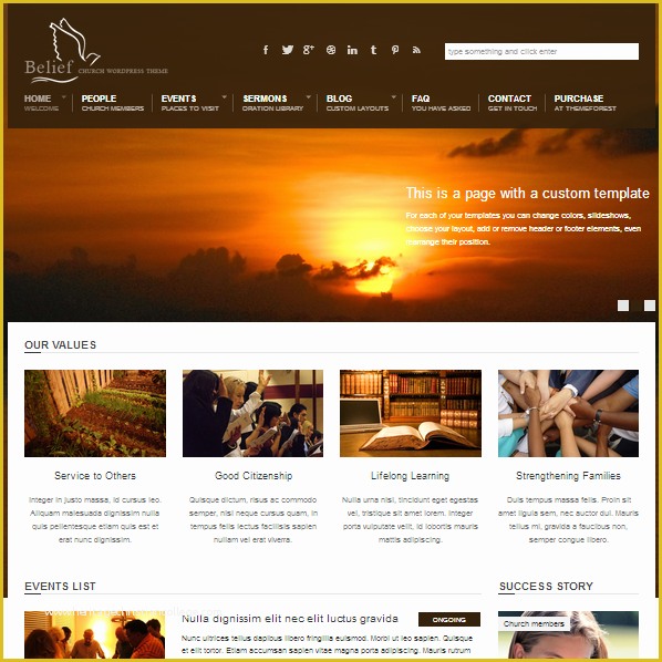 Christian Church Website Templates Free Download Of Church Website Templates