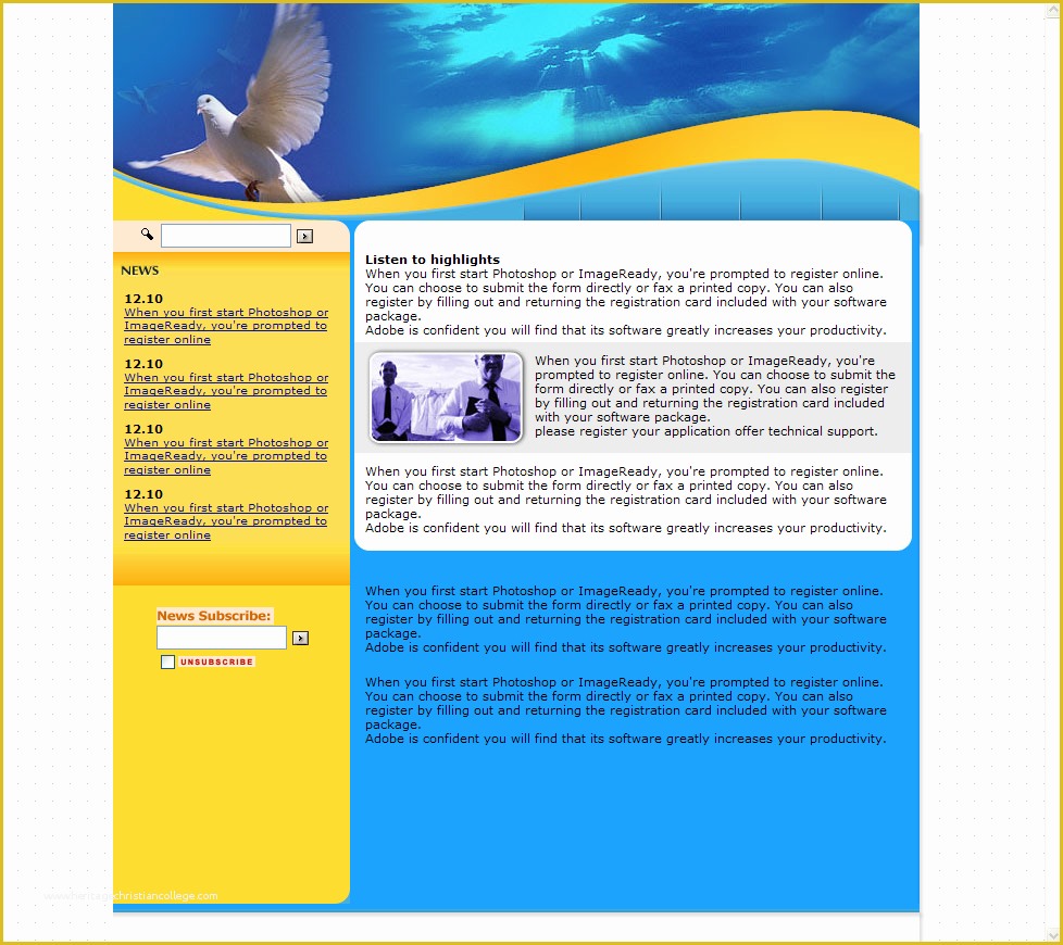 Christian Church Website Templates Free Download Of Download Free HTML Templates