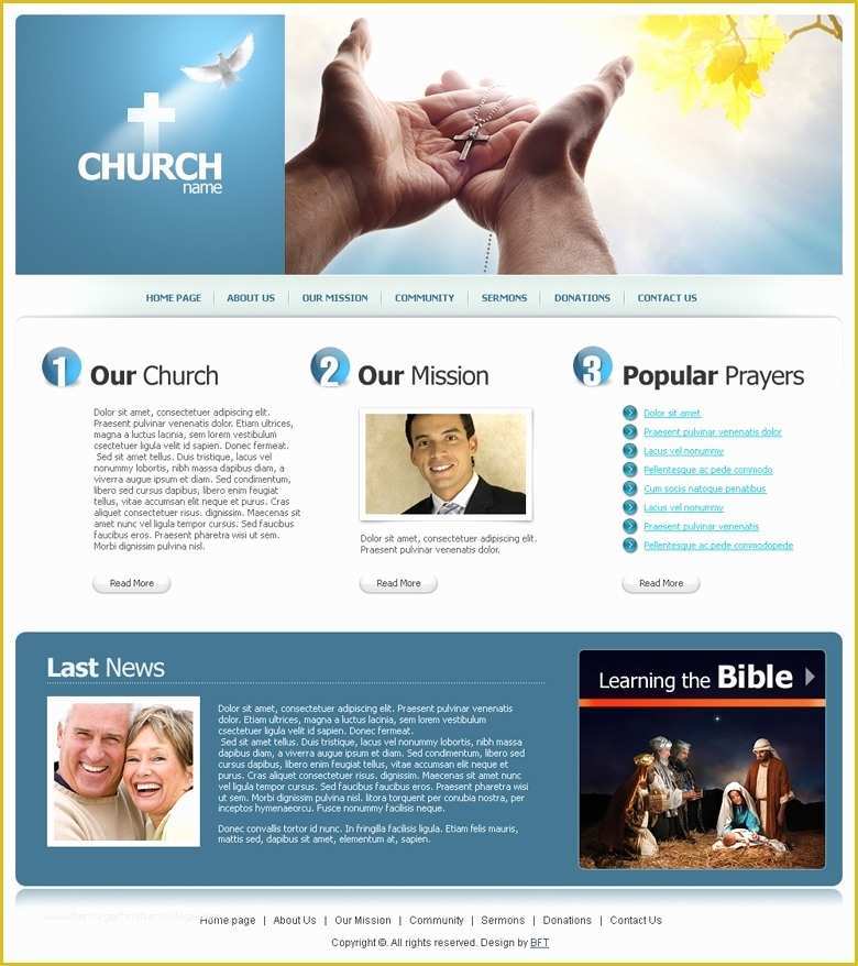 Christian Church Website Templates Free Download Of Free Religious Website Template