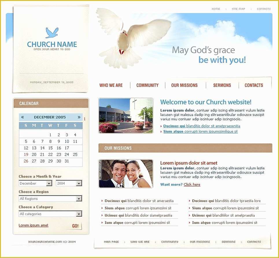 Christian Church Website Templates Free Download Of Religious Website Template Web Design Templates Website
