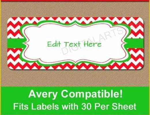 Christmas Address Labels Free Templates Of 53 Best Avery Label Templates Images On Pinterest