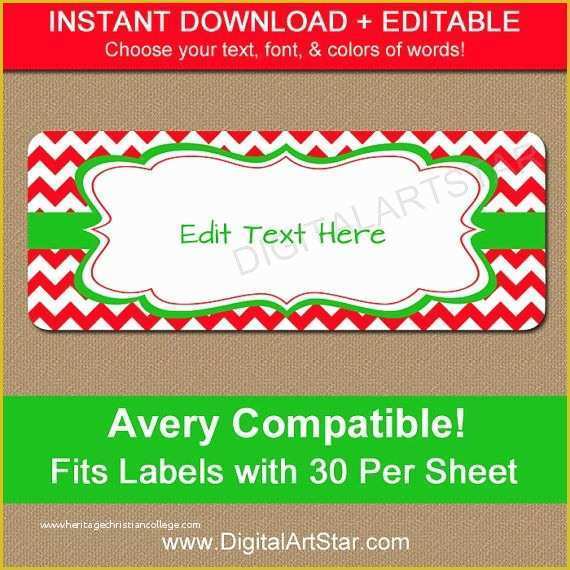 41 Christmas Address Labels Free Templates