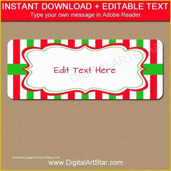 Christmas Address Labels Free Templates Of Christmas Address Labels Printable Holiday Return Address