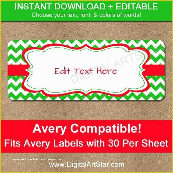 Christmas Address Labels Free Templates Of Editable Christmas Address Labels Printable by Digitalartstar