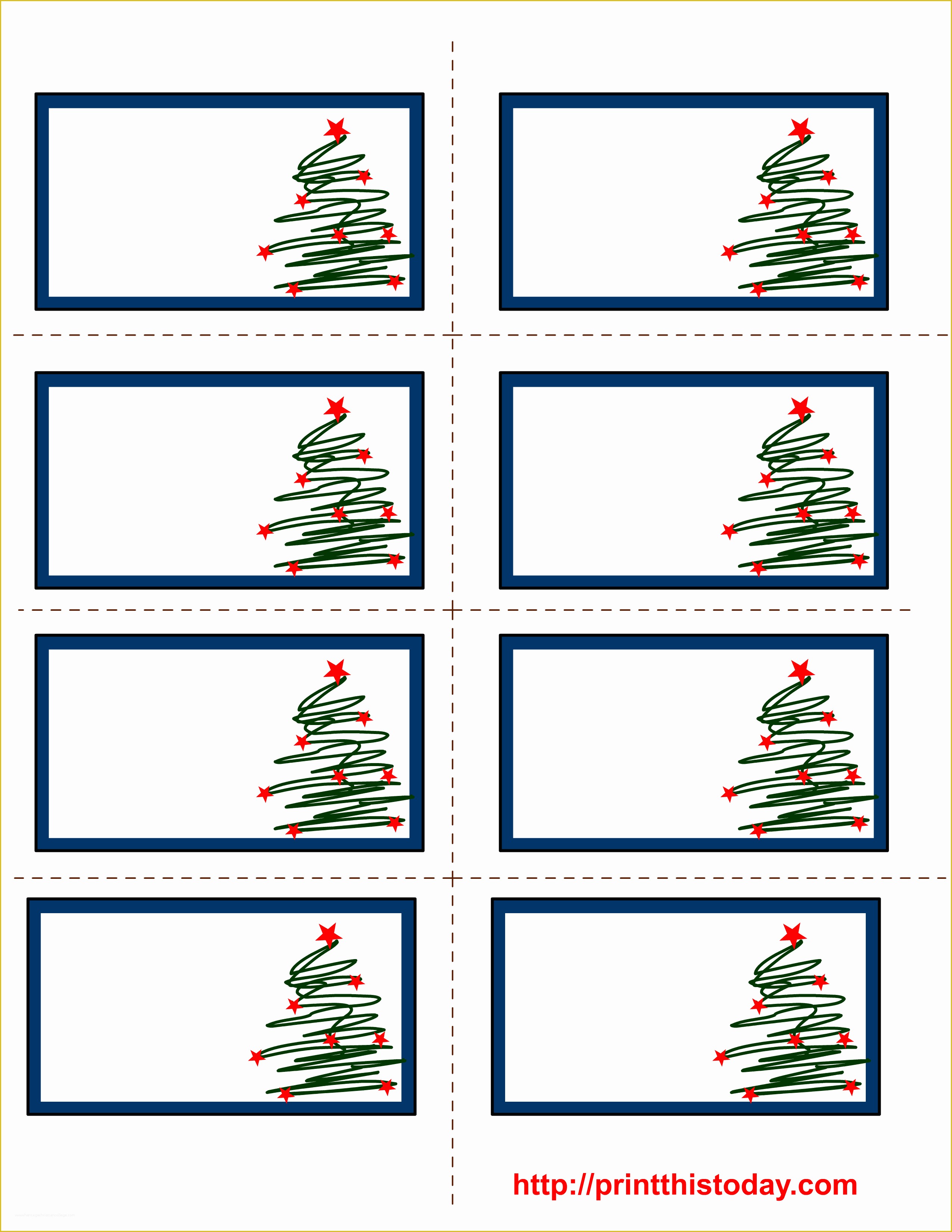 Christmas Address Labels Free Templates Of Free Printable Christmas Labels with Trees