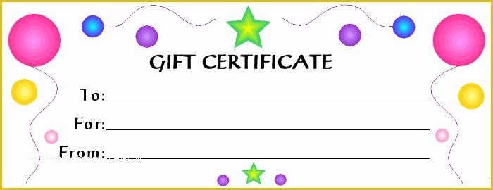 Christmas Blank Gift Certificate Template Free Of 28 Cool Printable Gift Certificates