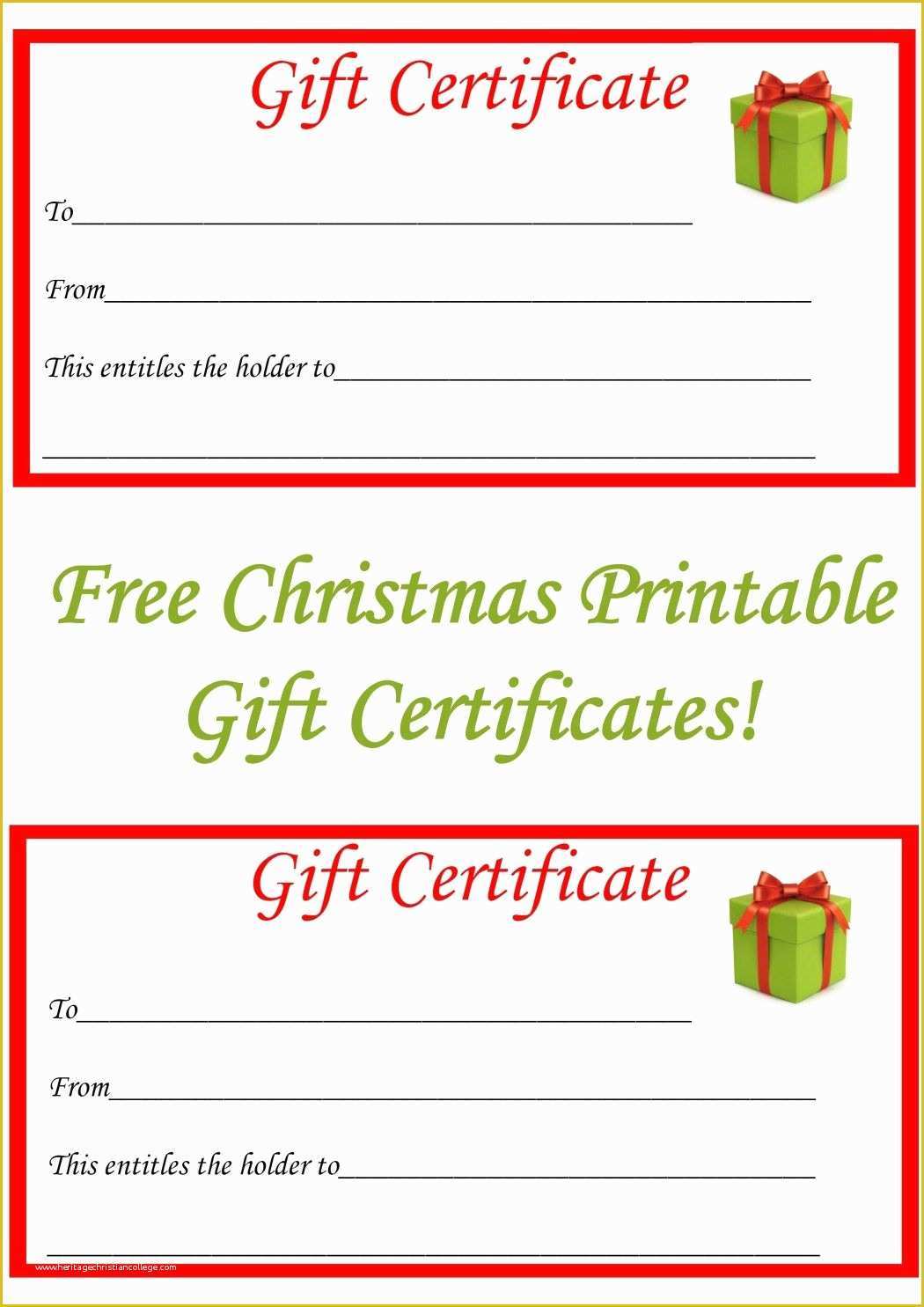 Christmas Blank Gift Certificate Template Free Of Best 25 Printable T Certificates Ideas On Pinterest