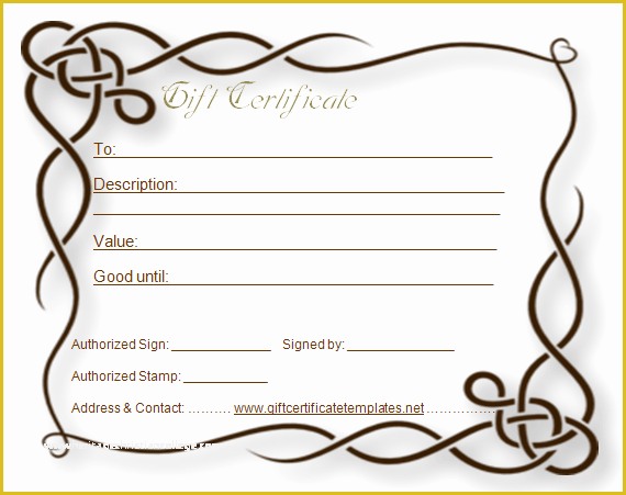 Christmas Blank Gift Certificate Template Free Of Blank T Certificate Template Gift Certificate Templates