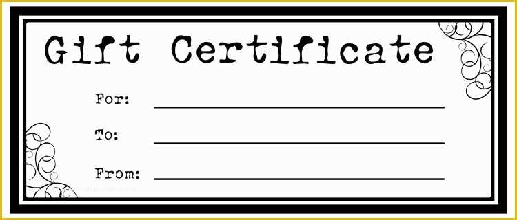 Christmas Blank Gift Certificate Template Free Of Printable T Certificates for Homemade Ts