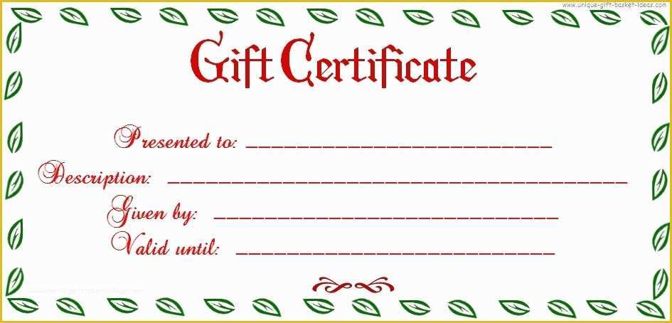 Christmas Blank Gift Certificate Template Free Of Travel Voucher Template Invitation Template