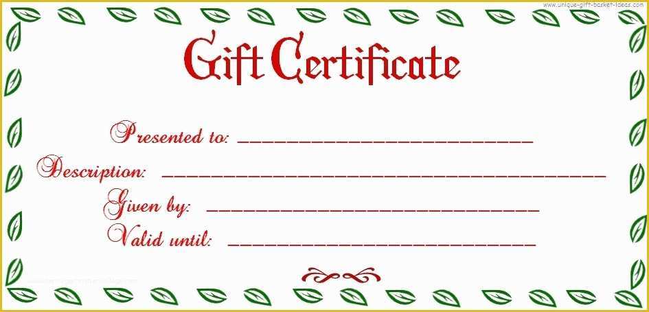 Christmas Blank Gift Certificate Template Free Of Travel Voucher Template Invitation Template