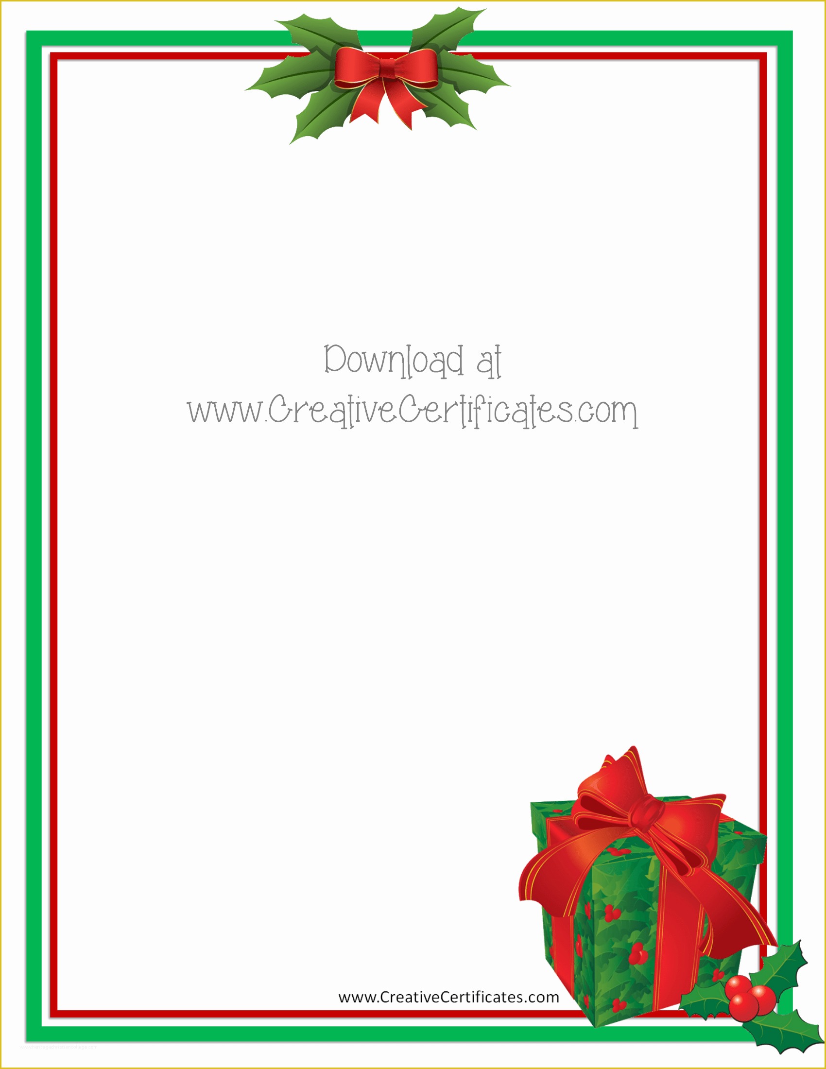 Christmas Border Templates Free Download Of Christmas Letter Borders