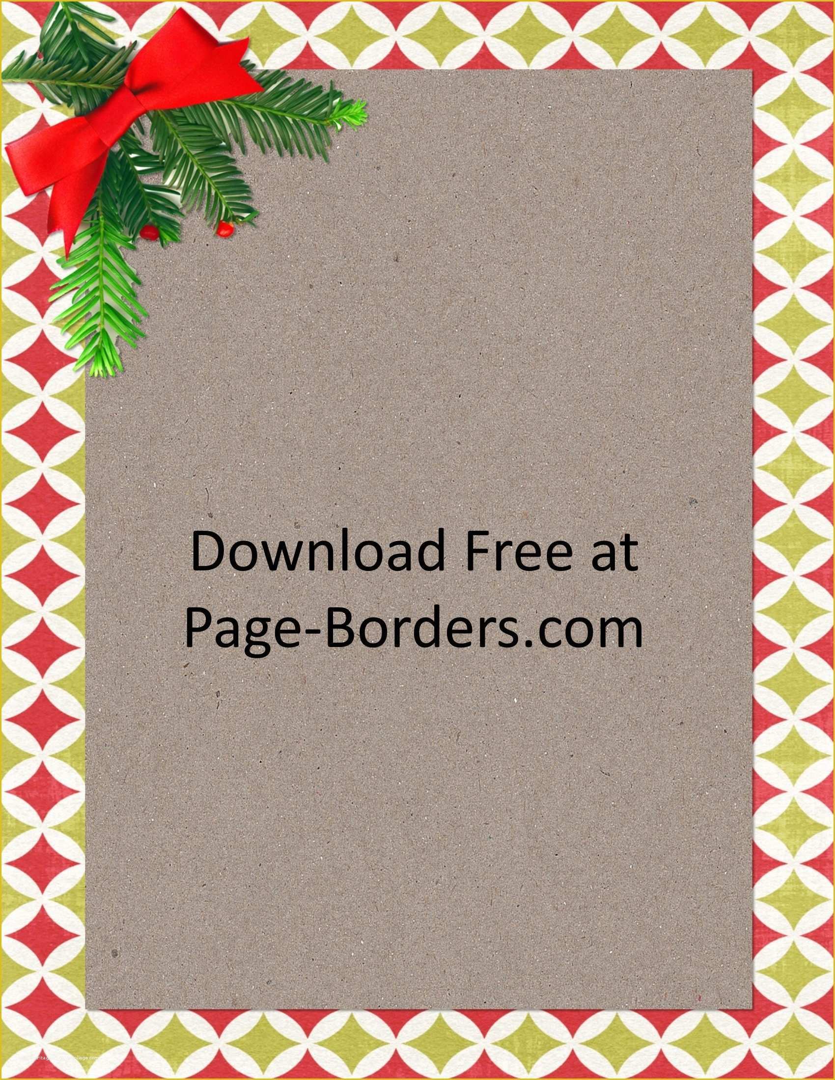 Christmas Border Templates Free Download Of Free Christmas Border Customize Line