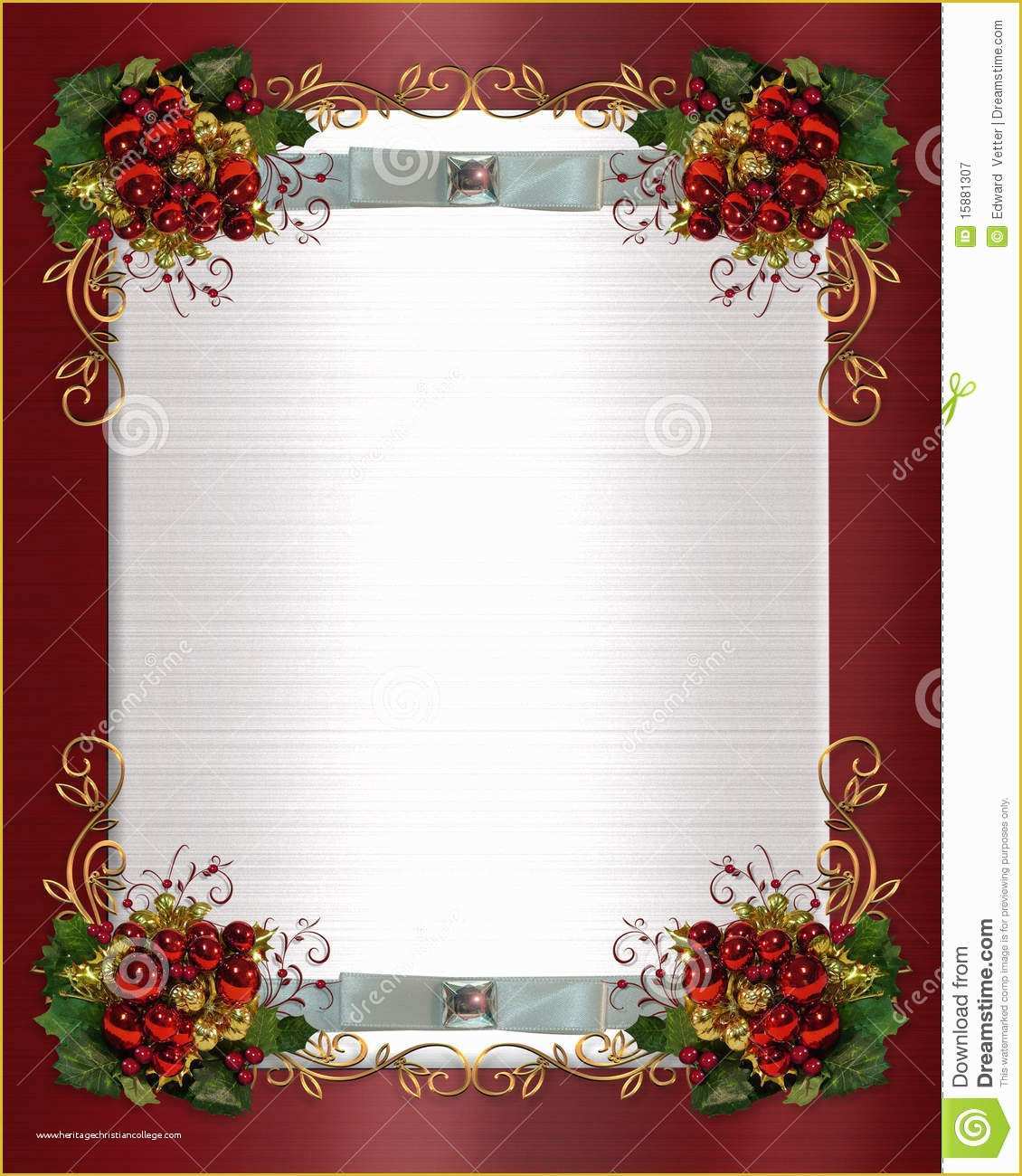 Christmas Border Templates Free Download Of Free Printable Christmas Borders for Invitations