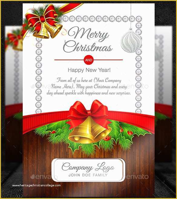 Christmas Card Invitation Templates Free Of 150 Christmas Card Templates – Free Psd Eps Vector Ai