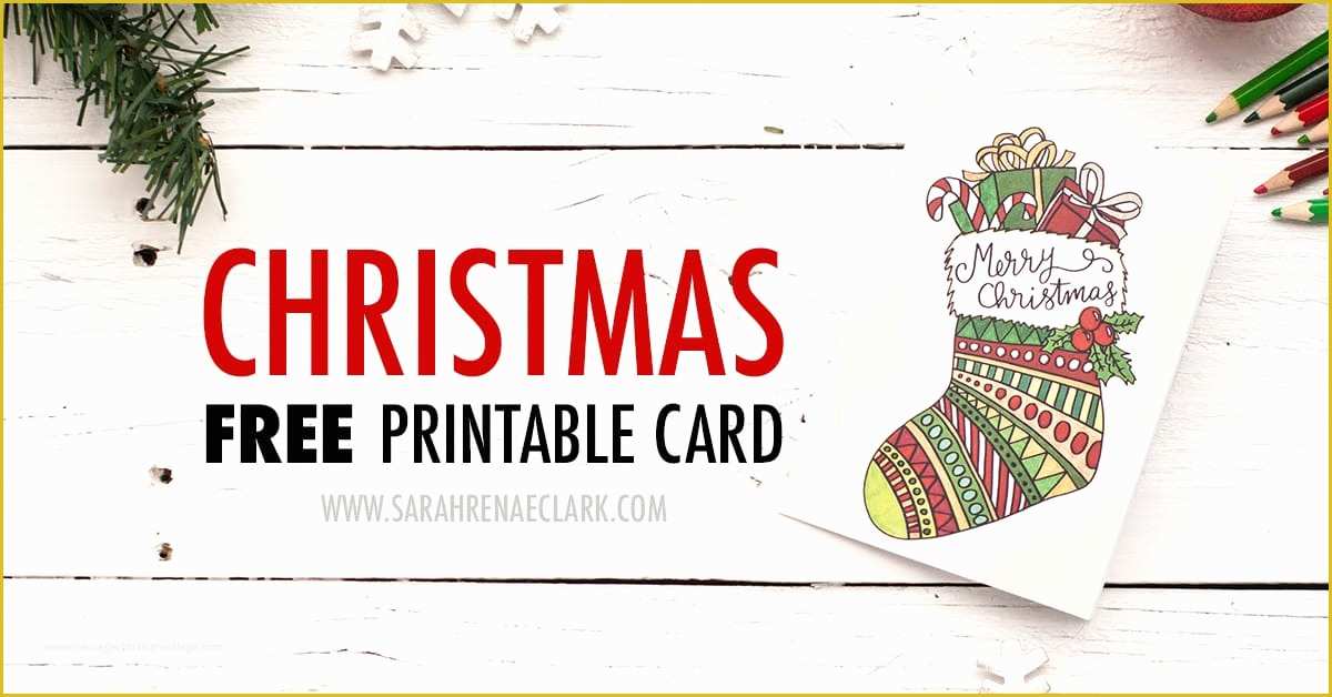 Christmas Card Print Templates Free Of Free Christmas Card