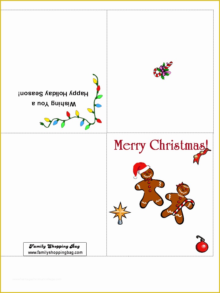 52 Christmas Card Print Templates Free