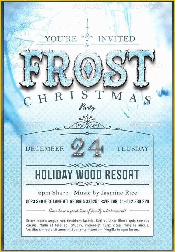 Christmas Email Invitations Templates Free Of 20 Christmas Invitation Templates Free Sample Example