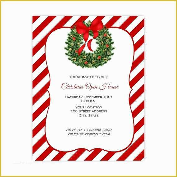 Christmas Flyer Word Template Free Of Christmas Invitation Flyer Holiday Party Flyer 8 5 X 11