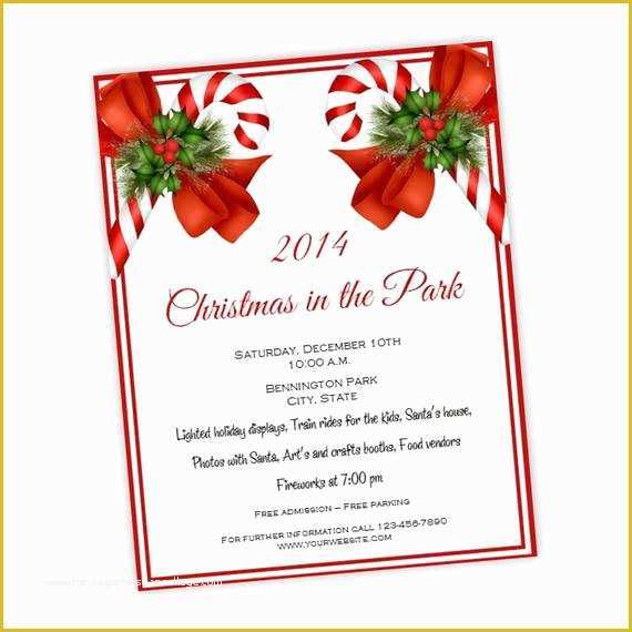 Christmas Flyer Word Template Free Of Christmas Party Invitation Holiday Party Flyer 8 5 X 11