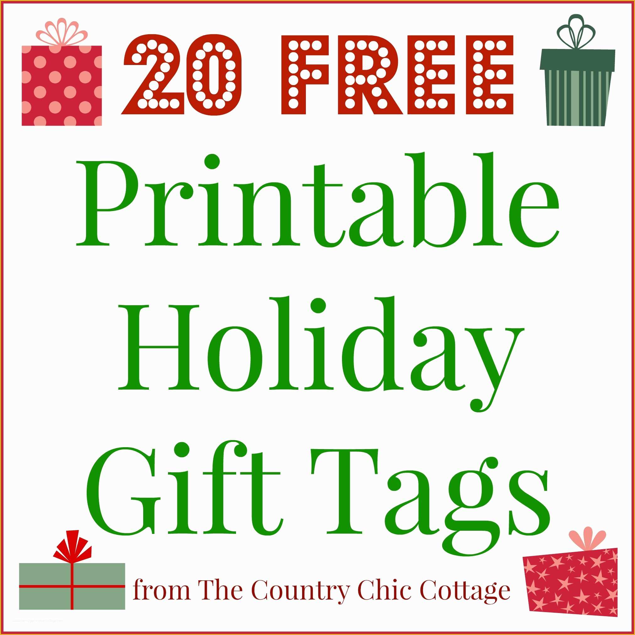 Christmas Labels Free Printable Templates Of 20 Printable Holiday Gift Tags for Free the Country