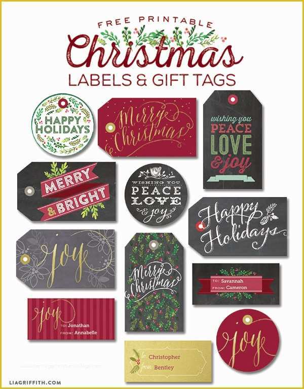 Christmas Labels Free Printable Templates Of Christmas Label Templates