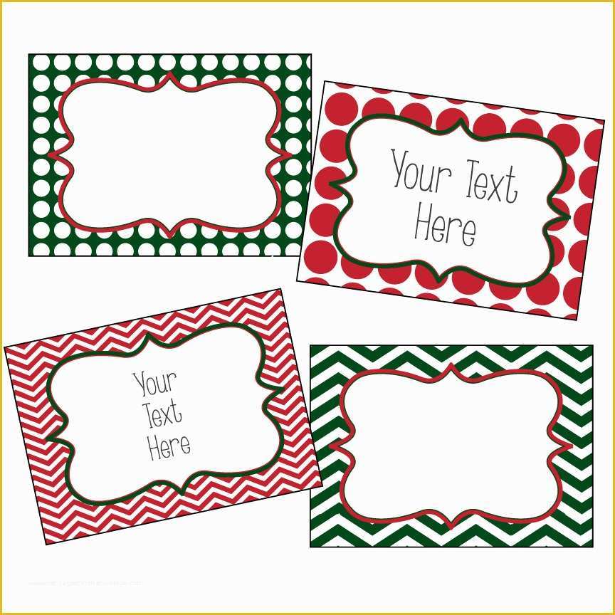 Christmas Labels Free Printable Templates Of Christmas Labels Editable Christmas Labels Chevron and
