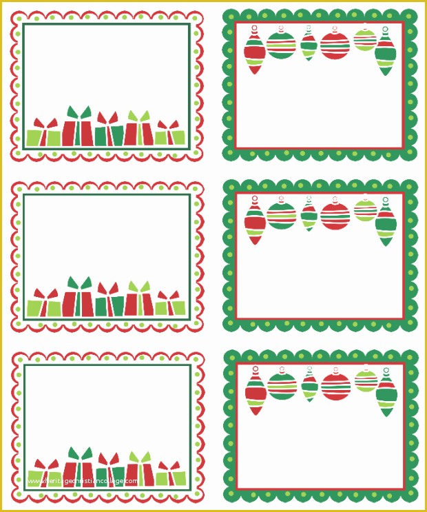 Christmas Labels Free Printable Templates Of Christmas Labels Ready to ...