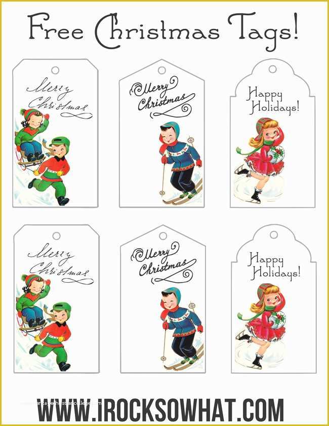 Christmas Labels Free Printable Templates Of Day 46 Vintage Christmas Tags the Paper Mama