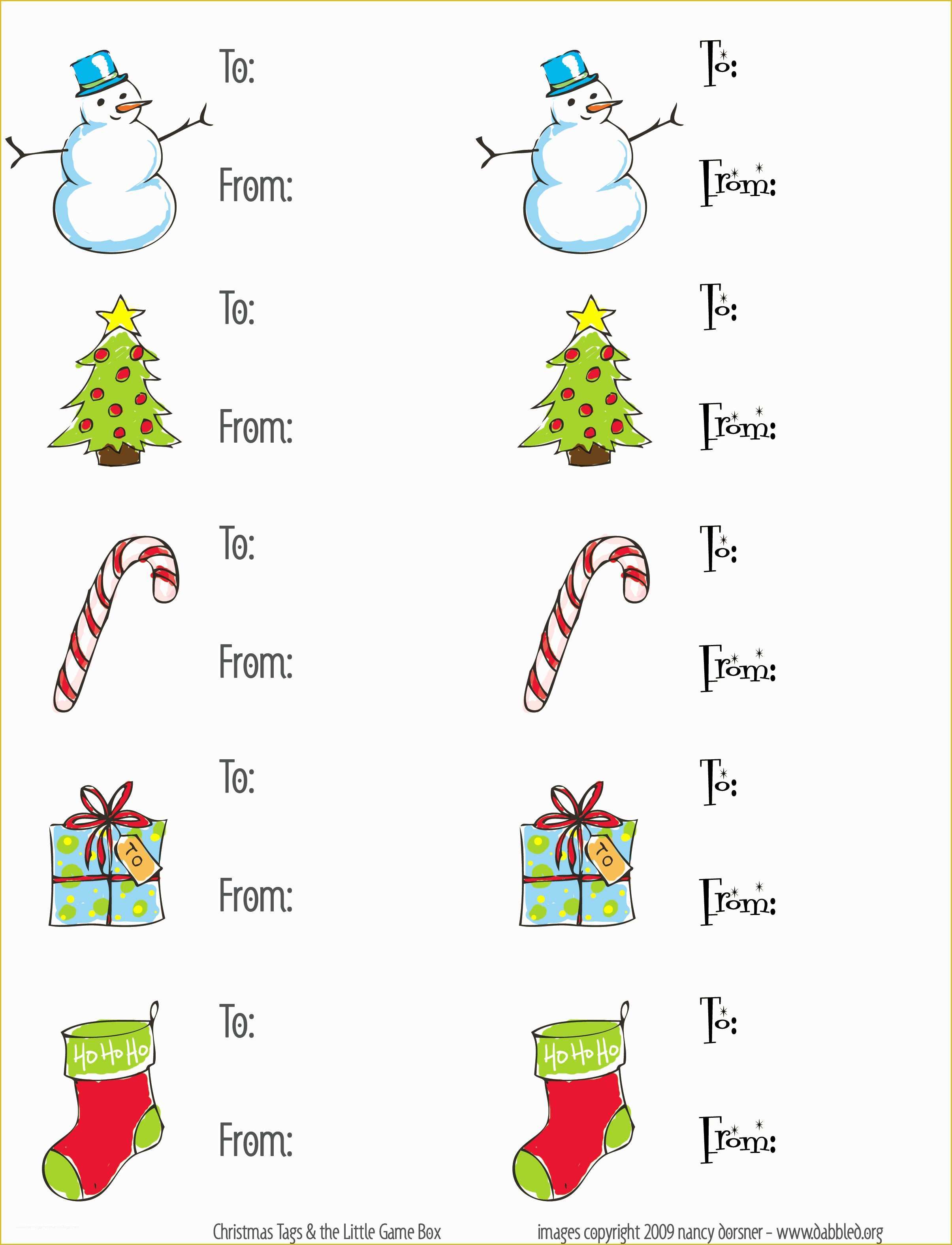 Christmas Labels Free Printable Templates Of Download Set Of Christmas Gift Tags – Dabbled