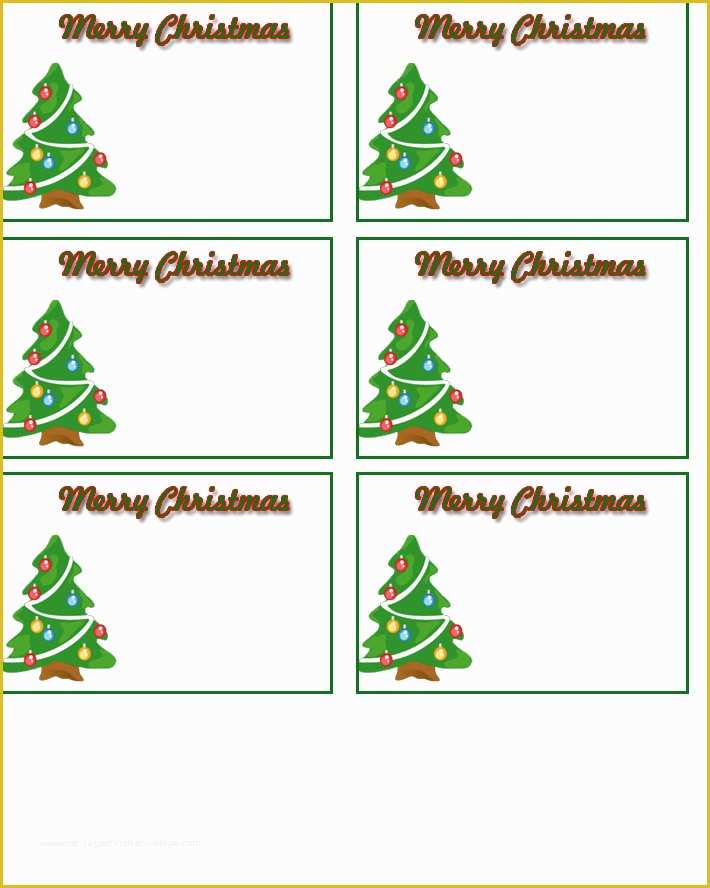 Christmas Labels Free Printable Templates Of Free Christmas Name Tags Template 1 Free Holiday