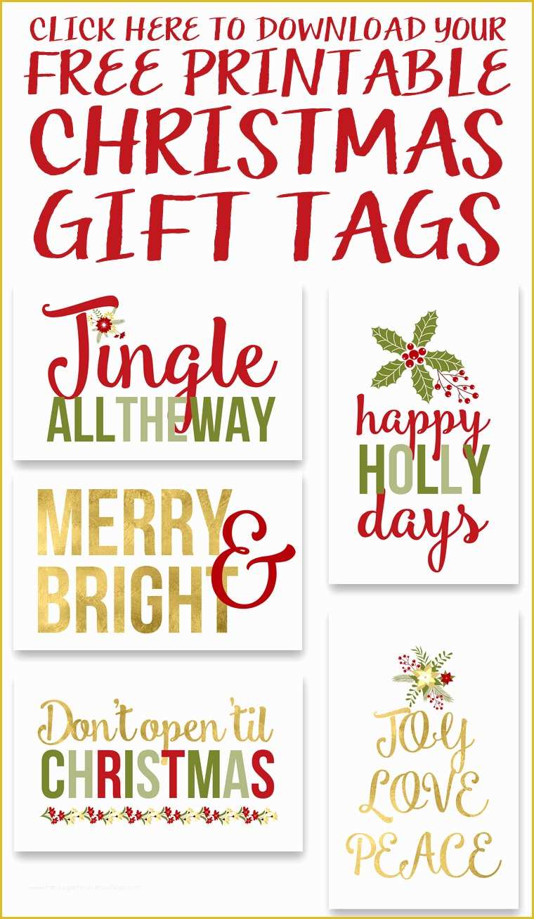 Christmas Labels Free Printable Templates Of Free Personalized Christmas Gift Tags to Print Printable