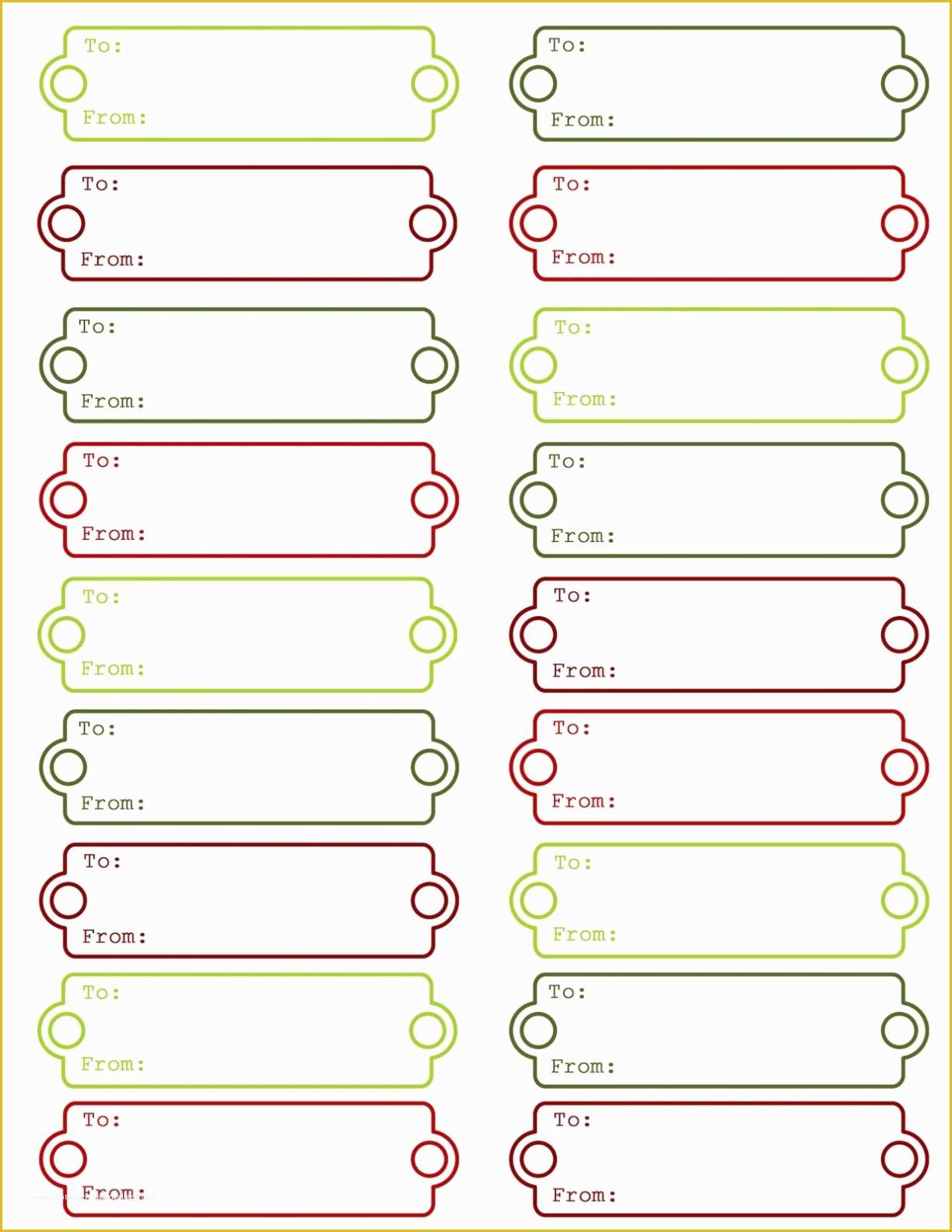Christmas Labels Free Printable Templates Of Free Printable Gift Tags Templates